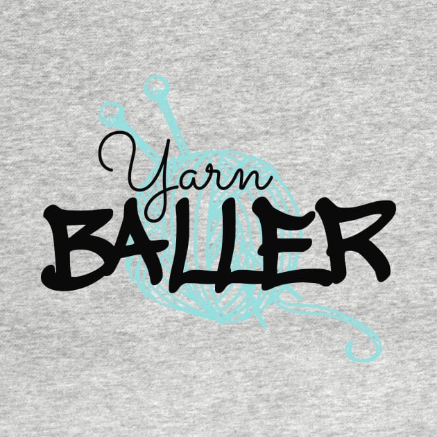 Yarn Baller, Knitting by inkerdoo